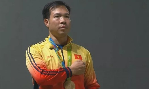Ban huấn luyện đội tuyển bắn súng Việt Nam đã đề cử xạ thủ Hoàng Xuân Vinh sẽ là vận động viên dự Olympic Tokyo 2020. Ảnh O.L