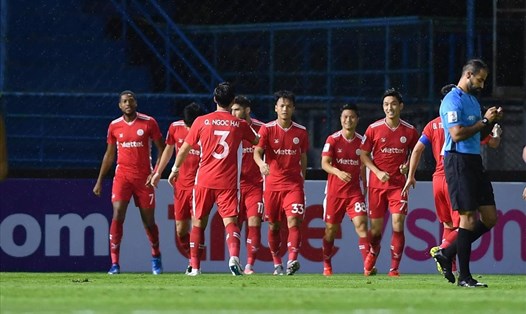 Viettel có chiến thắng đầu tiên tại AFC Champions League sau khi đánh bại Kaya với tỉ số 5-0. Ảnh: AFC