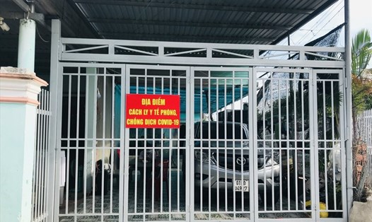 Thí điểm cách ly F1 tại huyện Bàu Bàng, Bình Dương. Ảnh: TTYT BB cung cấp