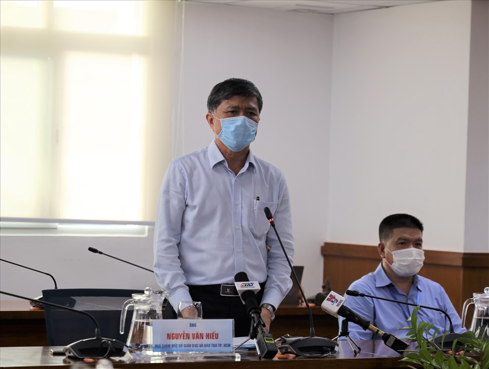 Giám đốc Sở GDĐT TPHCM Nguyễn Văn Hiếu. Ảnh: TTBC