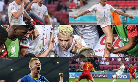 Nhiều gương mặt để lại ấn tượng mạnh ở vòng 1/8 EURO 2020. Ảnh: UEFA