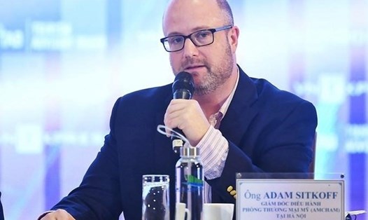 Giám đốc điều hành AmCham Adam Sitkoff. Ảnh: NVCC