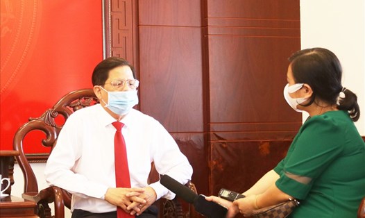 Chủ tịch UBND tỉnh Khánh Hòa gửi thư cảm ơn lượng lượng tuyến đầu chống dịch, trong đó có đội ngũ báo chí. Ảnh: Phương Linh