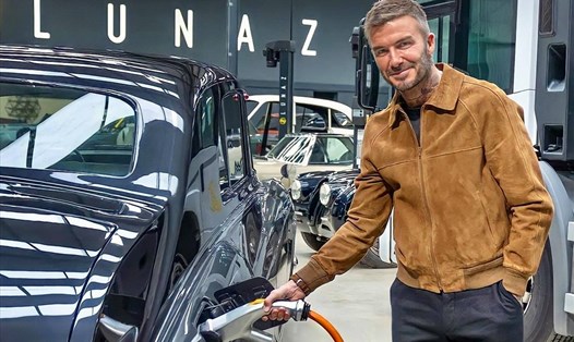 Beckham đầu tư vào hãng xe điện Lunaz. Ảnh: David Beckham Fanpage