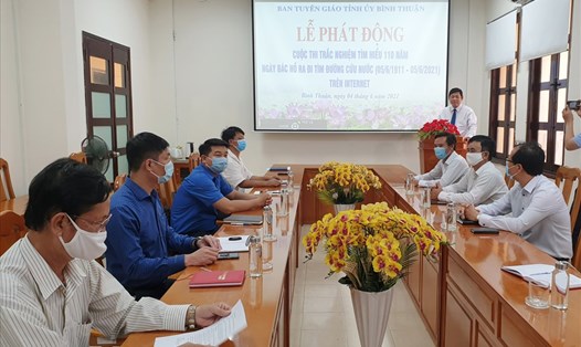 Ban Tuyên giáo Tỉnh ủy Bình Thuận phát động cuộc thi “Tìm hiểu 110 năm Ngày Bác Hồ ra đi tìm được cứu nước”