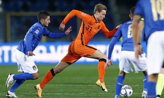 De Jong là ngôi sao số 1 của Hà Lan tại EURO 2020. Ảnh: UEFA.