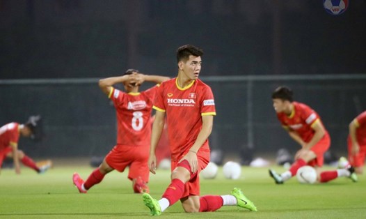 Tiền đạo Tiến Linh hy vọng tuyển Việt Nam có kết quả tốt trong lượt trận sắp tới. Ảnh: VFF