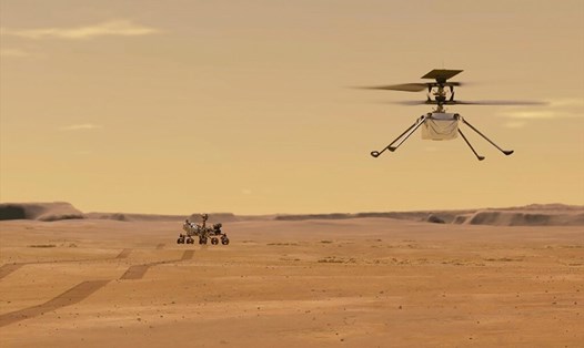 Trực thăng sao Hỏa dự kiến có chuyến bay lần 7 trong ngày 6.6. Ảnh: NASA