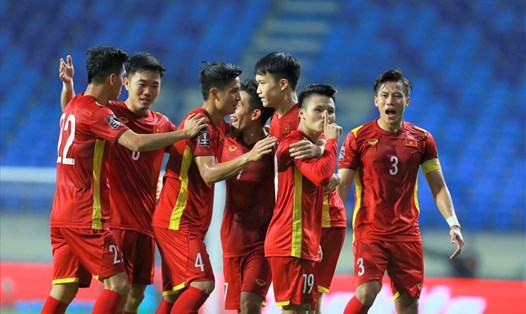 Đội tuyển bóng đá Việt Nam đã có chiến thắng giòn giã với tỷ số 4-0 trước Indonesia. Ảnh: Theo VGP