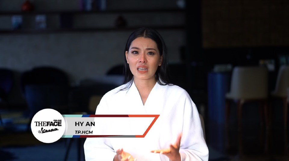 Thí sinh The Face Hy An - "nàng thơ" của Sơn Tùng. Ảnh: CTCC Thí sinh The Face Hy An - "nàng thơ" của Sơn Tùng. Ảnh: CTCC