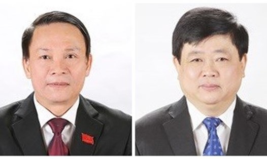 Ông Nguyễn Đức Lợi (ảnh trái) thôi giữ chức vụ Tổng Giám đốc Thông tấn xã Việt Nam và ông Nguyễn Thế Kỷ (ảnh phải) thôi giữ chức vụ Tổng Giám đốc Đài Tiếng nói Việt Nam từ 1.6.2021 .