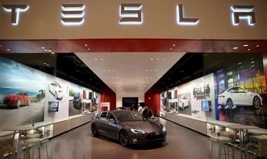 Tesla đã bán được 33.463 chiếc ôtô điện do Trung Quốc sản xuất trong tháng 5. Ảnh: AFP/TTXVN.
