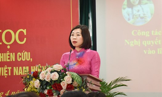 PGS.TS Nguyễn Thị Trường Giang, Phó giám đốc Học viện Báo chí và Tuyên truyền.