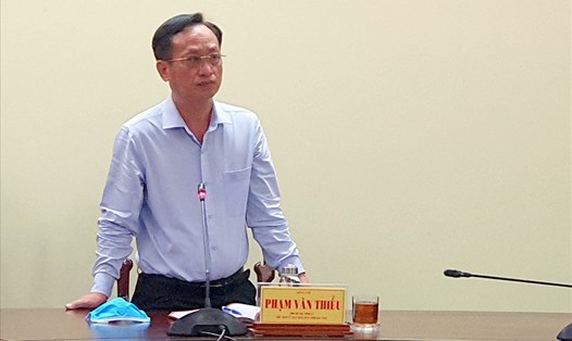 Chủ tịch UBND tỉnh Bạc Liêu Phạm Văn Thiều đề nghị thành lập ngay ban chuyên án để trấn áp tội phạm trộm cắp tại các công trình điện gió. Ảnh: Nhật Hồ