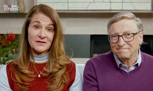 Bill Gates và Melinda Gates. Ảnh: AFP