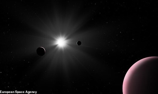 Hành tinh d đã được tình cờ phát hiện trong khi các nhà khoa học đang quan sát hai hành tinh khác là b và c. Ảnh: Cơ quan Vũ trụ Châu Âu