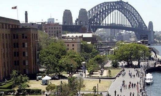 Thành phố Sydney đã phong tỏa được gần 1 tuần để ngăn chặn biến thể Delta bùng phát. Ảnh: AFP