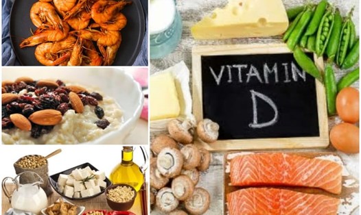 Đây là những thực phẩm bạn có thể dùng để bổ sung vitamin D cho cơ thể. Đồ hoạ: A.N