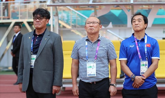 Trưởng đoàn U23 Việt Nam tại giải U23 Châu Á 2018 Dương Vũ Lâm cho rằng khó để kì vọng tuyển Viêt Nam vượt qua được vòng loại thứ 3 World Cup 2022. Ảnh: Đ.Đ