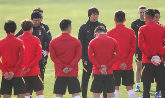 Huấn luyện viên Li Tie của tuyển Trung Quốc đánh giá khá cao tuyển Việt Nam tại vòng loại World Cup 2022. Ảnh: Xinhua.