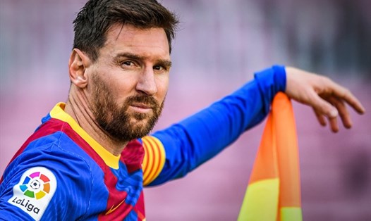 Messi đã hết hạn hợp đồng với Barcelona. Ảnh: AFP.