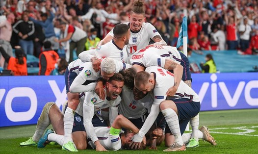 Tuyển Anh có lần đầu tiên trong lịch sử vào đến trận chung kết một kì EURO. Ảnh: EURO 2020