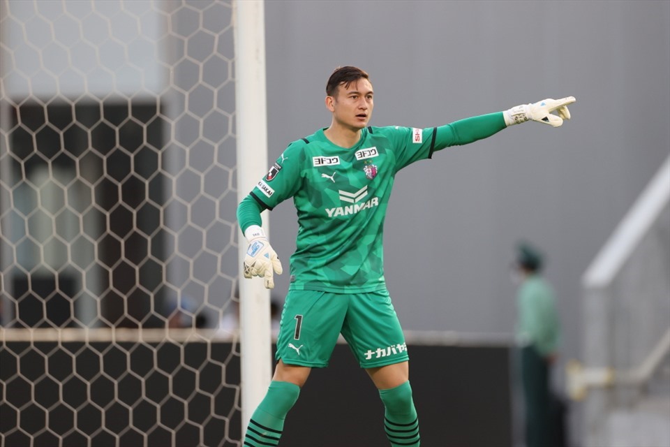 Đặng Văn Lâm đang hoà nhập tốt với các đồng đội tại Cerezo Osaka. Ảnh: Cerezo Osaka.