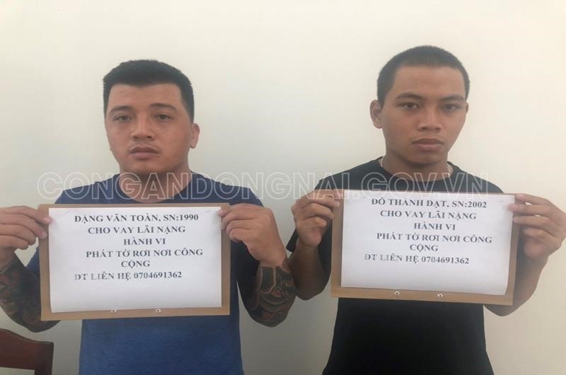 BẰNG CHỨNG CHO VAY NẶNG LÃI CẦN THIẾT ĐỂ XÁC MINH HÀNH VI VI PHẠM
