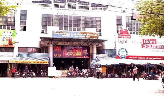Chợ Biên Hoà ngày 9.7. Ảnh: Hà Anh Chiến