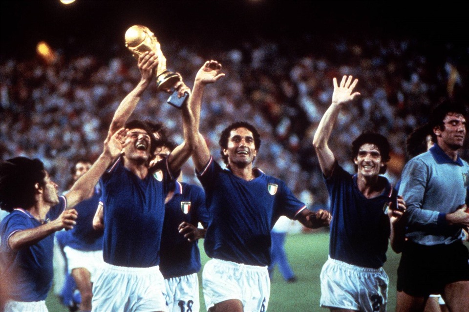 Đội tuyển Italia vô địch World Cup lần thứ ba vào ngày 11.7.1982. Ảnh: FIFA