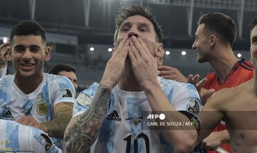 Messi vừa có một kỳ Copa America thành công. Ảnh: AFP