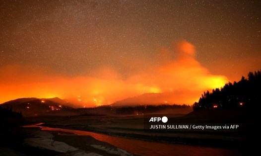 Một đám cháy rừng xảy ra vào đầu tháng 7 ở California, Mỹ. Ảnh: AFP