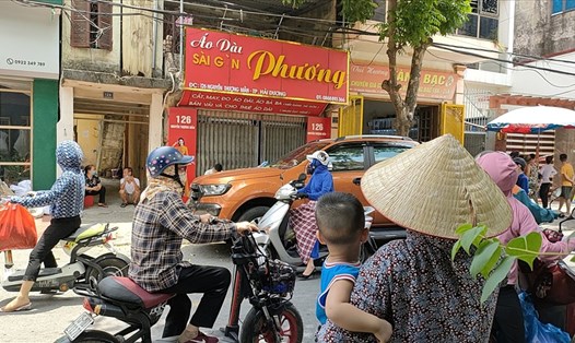 Nghi phạm Cao Tài Năng từng thuê cửa hàng ở phố Nguyễn Thượng Mẫn (TP.Hải Dương). Ảnh Đặng Luân