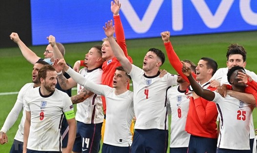 Đội tuyển Anh được thi đấu trận chung kết EURO 2020 trên sân nhà. Ảnh AFP