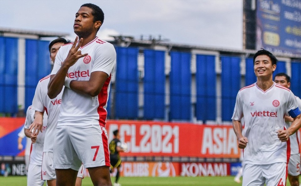 Viettel đã thắng Kaya nhờ bàn thắng duy nhất Caique. Ảnh: AFC