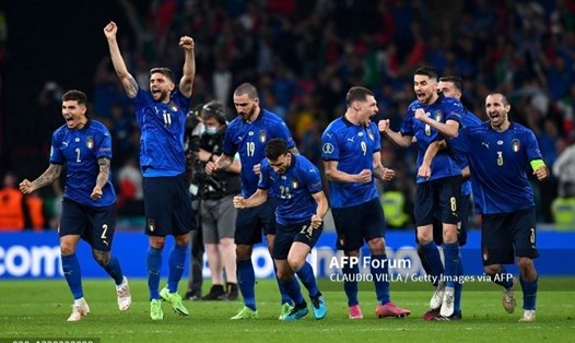 Italia giành chức vô địch EURO 2020. Ảnh: AFP