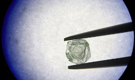 Hình ảnh viên kim cương 2 trong 1 độc nhất vô nhị. Ảnh: ALROSA