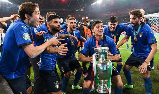 Tuyển Italia nhận được số tiền thưởng kỉ lục sau chức vô địch EURO 2020. Ảnh: EURO 2020