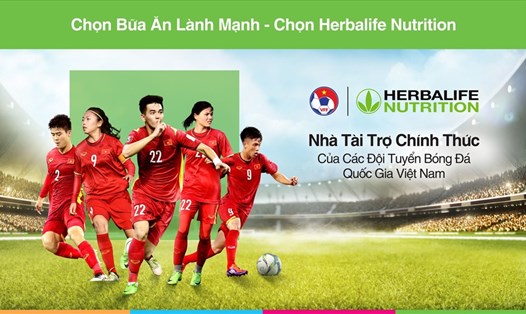 Herbalife VN, nhà tài trợ chính thức của Đội tuyển bóng đá Việt Nam