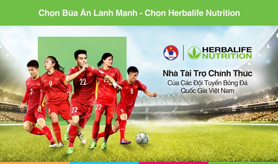 Herbalife VN, nhà tài trợ chính thức của Đội tuyển bóng đá Việt Nam Herbalife VN, nhà tài trợ chính thức của Đội tuyển bóng đá Việt Nam