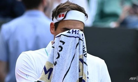 Federer thất bại tại tứ kết Wimbledon 2021 và sau đó rút lui khỏi Olympic Tokyo 2020. Ảnh: AFP.
