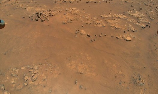 Trực thăng sao Hỏa của NASA phát hiện khu vực nứt gãy “Raised Ridges” trong chuyến bay thứ 9 vào ngày 5.7. Ảnh: NASA/JPL