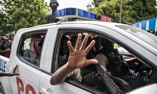 Những nghi phạm ám sát Tổng thống Haiti Jovenel Moise bị cảnh sát bắt giữ. Ảnh: AFP
