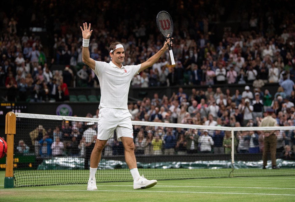 Roger Federer rút lui khỏi Olympic vì chấn thương. Ảnh: Wimbledon