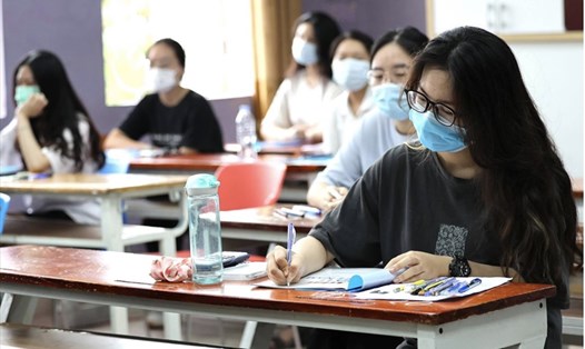 Thí sinh dự thi tốt nghiệp THPT năm 2021. Ảnh: Hải Nguyễn