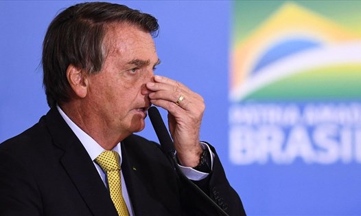 Tổng thống Brazil Jair Bolsonaro. Ảnh: AFP