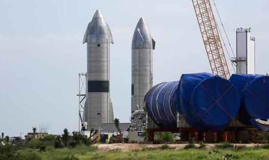Cơ sở phóng của SpaceX ở Boca Chica, Texas, Mỹ. Ảnh: AFP