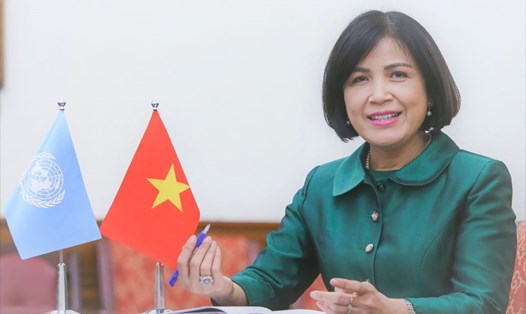 Đại sứ Lê Thị Tuyết Mai - Trưởng phái đoàn thường trực Việt Nam bên cạnh Liên Hợp Quốc, Tổ chức Thương mại thế giới (WTO) và các tổ chức quốc tế khác tại Geneva. Ảnh: TTXVN