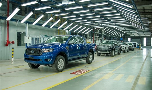 Ford Ranger chính thức được lắp ráp ở Việt Nam. Ảnh VN