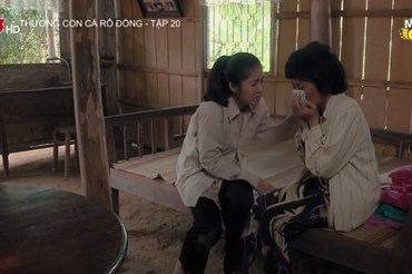 Lê Phương đảm nhận vai diễn nhiều bi kịch trong "Thương con cá rô đồng". Ảnh: ĐPCC.